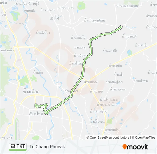TKT Bus Line Map