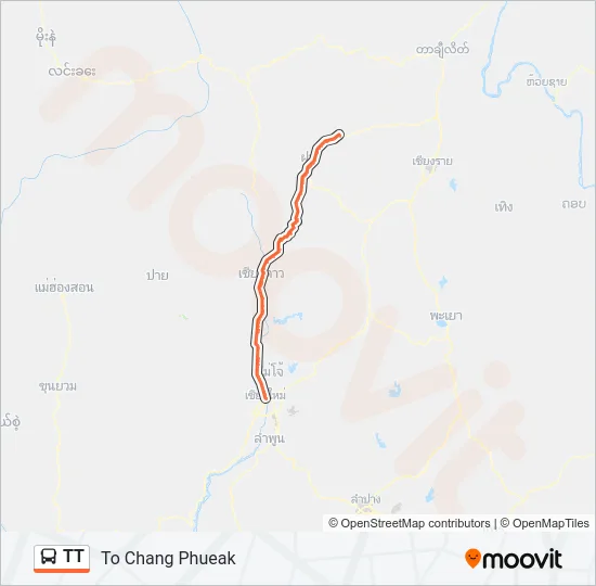 TT Bus Line Map