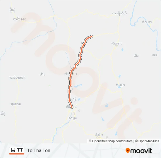 TT Bus Line Map