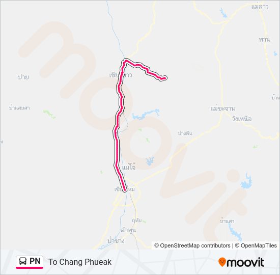 PN รถบัส แผนที่สายรถ