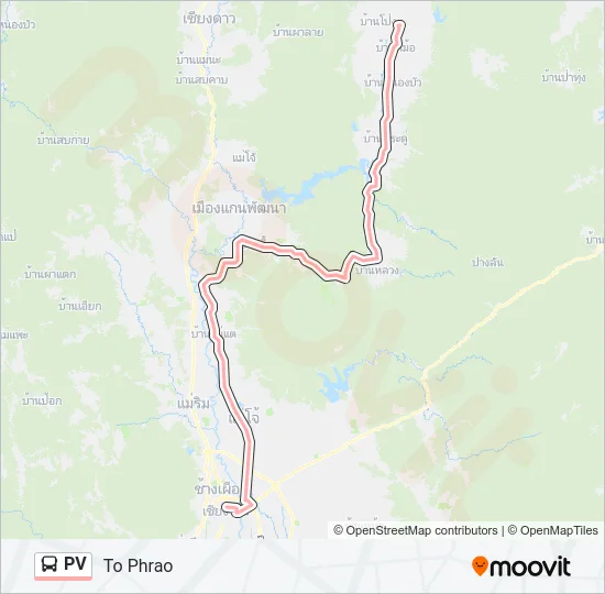 PV Bus Line Map