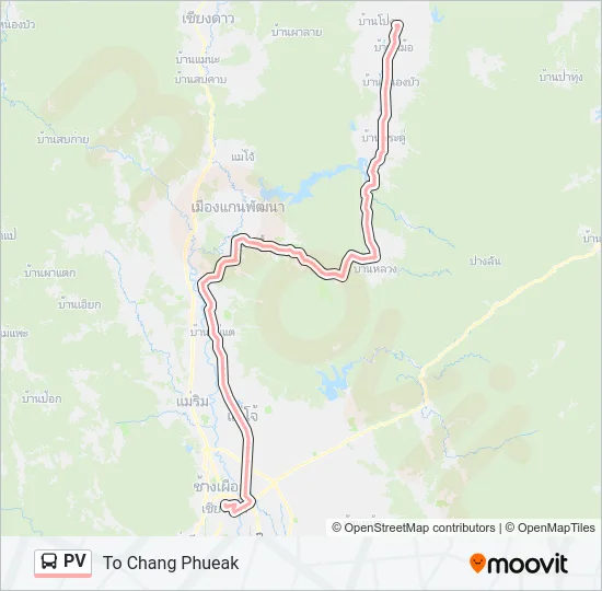 PV Bus Line Map