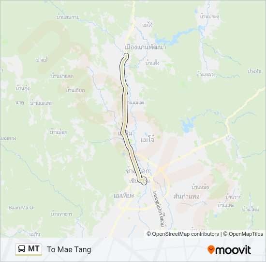 MT  แผนที่สายรถ