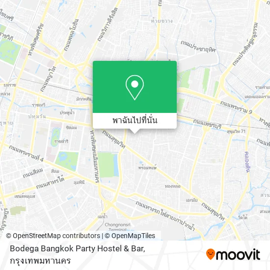 Bodega Bangkok Party Hostel & Bar แผนที่