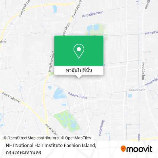 NHI National Hair Institute Fashion Island แผนที่