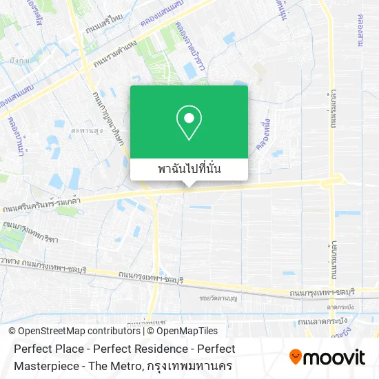 Perfect Place - Perfect Residence - Perfect Masterpiece - The Metro แผนที่