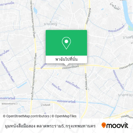 มุมหนังสือมือสอง ตลาดพระราม5 แผนที่