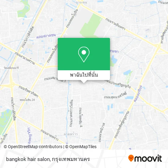 bangkok hair salon แผนที่