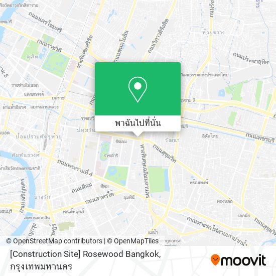 [Construction Site] Rosewood Bangkok แผนที่