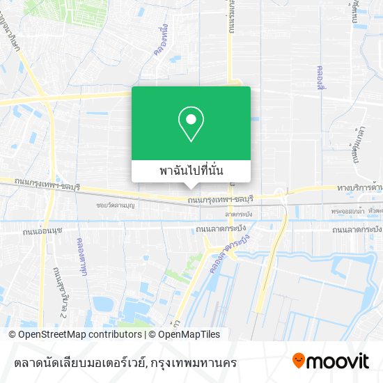 ตลาดนัดเลียบมอเตอร์เวย์ แผนที่