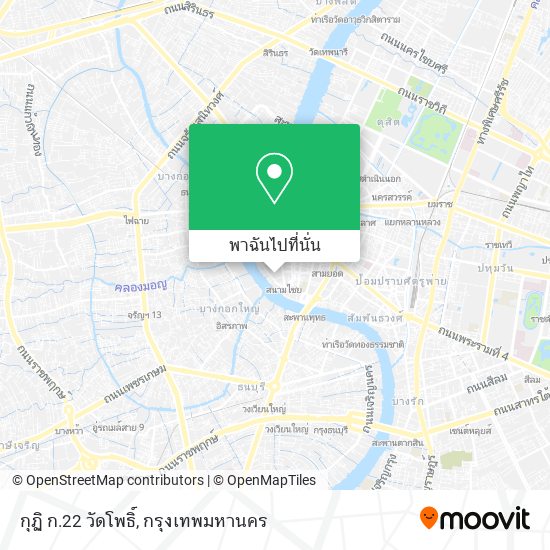 กุฏิ ก.22 วัดโพธิ์ แผนที่