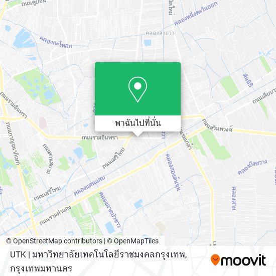 UTK | มหาวิทยาลัยเทคโนโลยีราชมงคลกรุงเทพ แผนที่