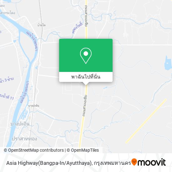 Asia Highway(Bangpa-In / Ayutthaya) แผนที่