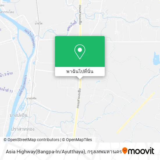 Asia Highway(Bangpa-In / Ayutthaya) แผนที่