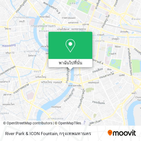 River Park & ICON Fountain แผนที่