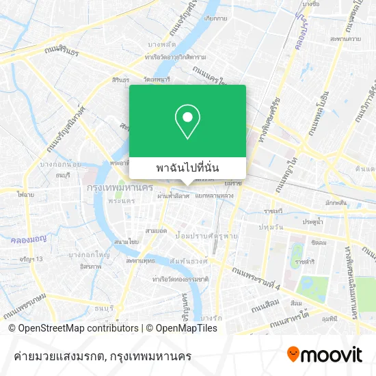 ค่ายมวยแสงมรกต แผนที่
