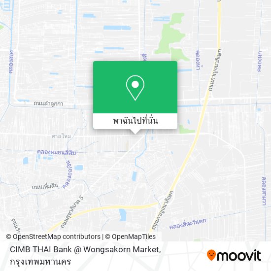 CIMB THAI Bank @ Wongsakorn Market แผนที่