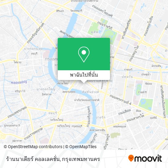 ร้านนาเดียร์ คอลเลคชั่น แผนที่