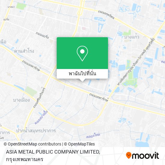 ASIA METAL PUBLIC COMPANY LIMITED แผนที่