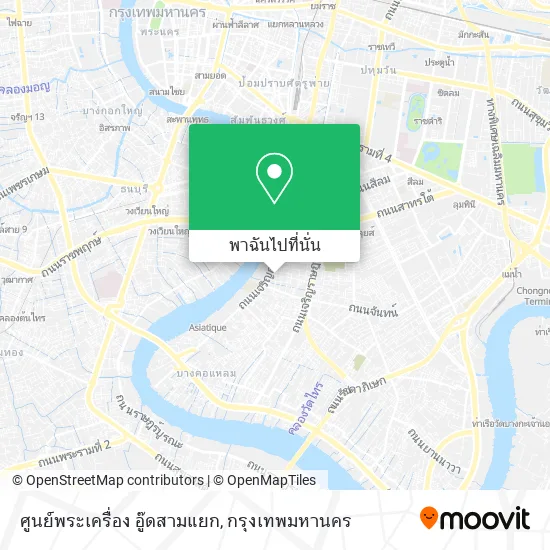 ศูนย์พระเครื่อง อู๊ดสามแยก แผนที่