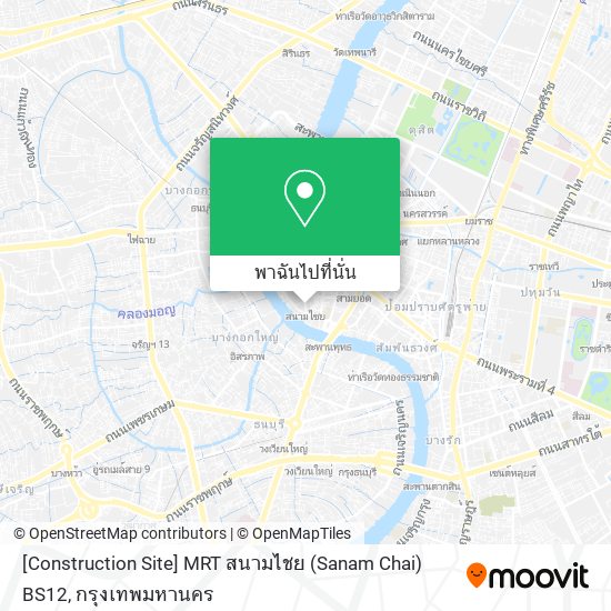 [Construction Site] MRT สนามไชย (Sanam Chai) BS12 แผนที่