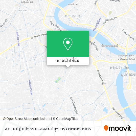 สถานปฏิบัติธรรมแสงสันติสุข แผนที่