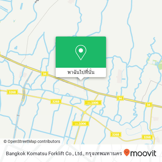 Bangkok Komatsu Forklift Co., Ltd. แผนที่