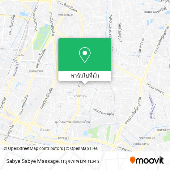 Sabye Sabye Massage แผนที่