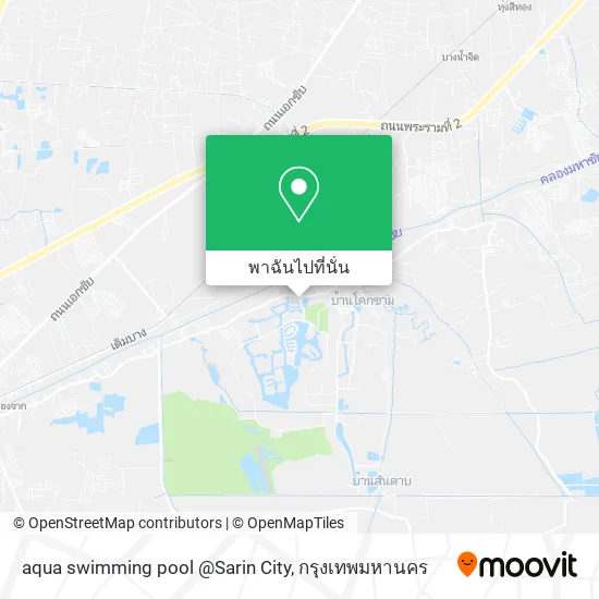 aqua swimming pool @Sarin City แผนที่