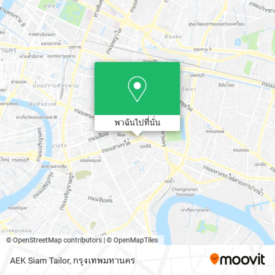 AEK Siam Tailor แผนที่