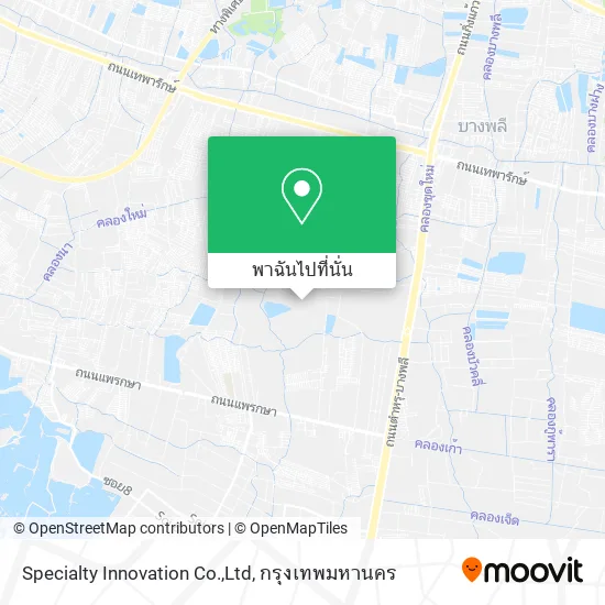 Specialty Innovation Co.,Ltd แผนที่