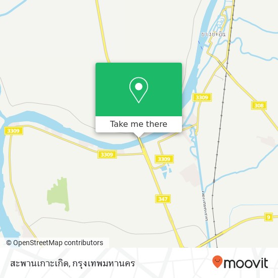 สะพานเกาะเกิด แผนที่