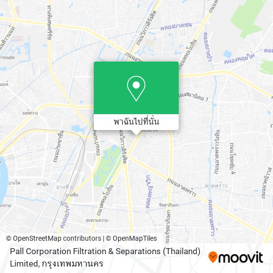 Pall Corporation Filtration & Separations (Thailand) Limited แผนที่