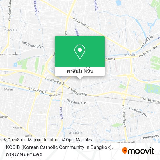 KCCIB (Korean Catholic Community in Bangkok) แผนที่