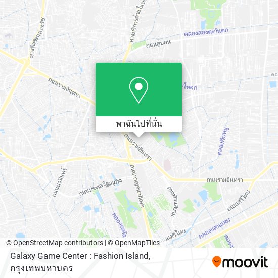 Galaxy Game Center : Fashion Island แผนที่