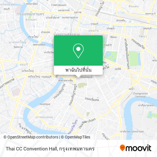 Thai CC Convention Hall แผนที่
