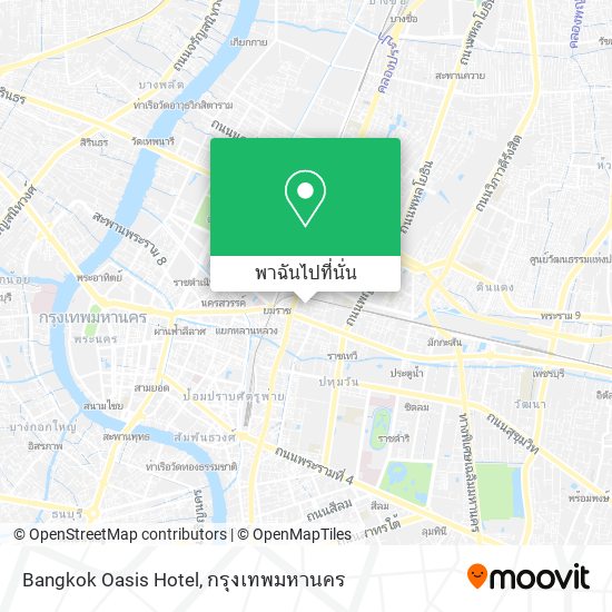 Bangkok Oasis Hotel แผนที่