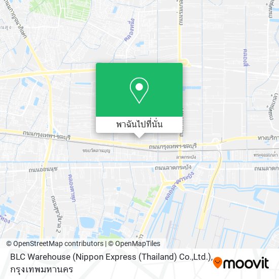 BLC Warehouse (Nippon Express (Thailand) Co.,Ltd.) แผนที่