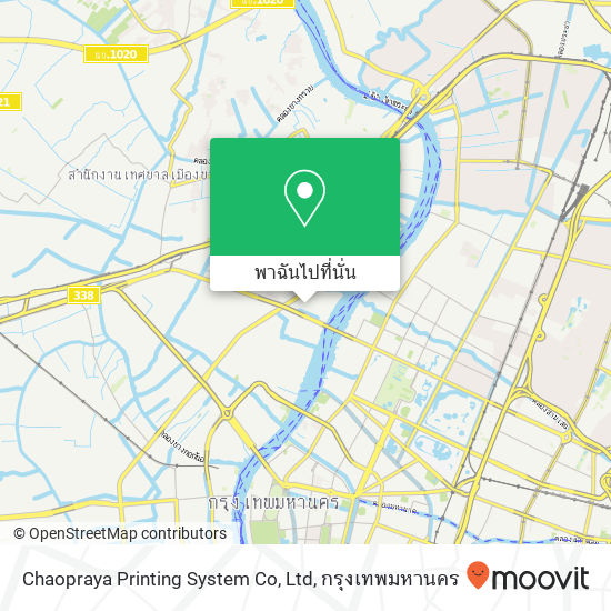 Chaopraya Printing System Co, Ltd แผนที่