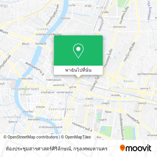 ห้องประชุมสารศาสตร์ศิริลักษณ์ แผนที่