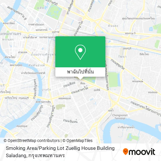 Smoking Area / Parking Lot Zuellig House Building Saladang แผนที่