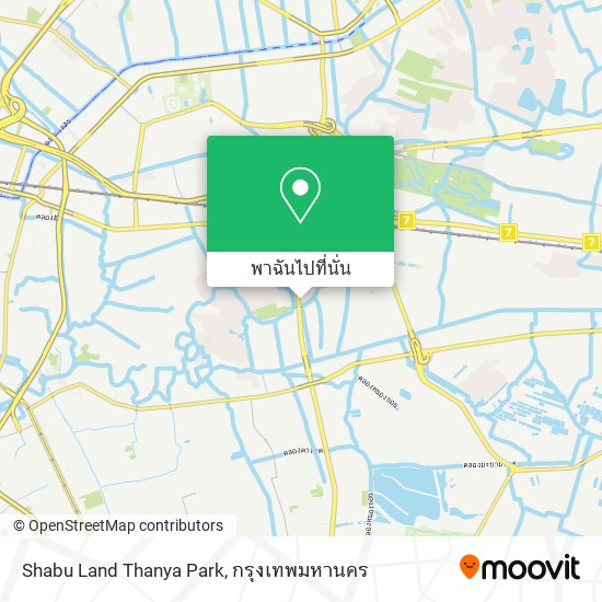 Shabu Land Thanya Park แผนที่