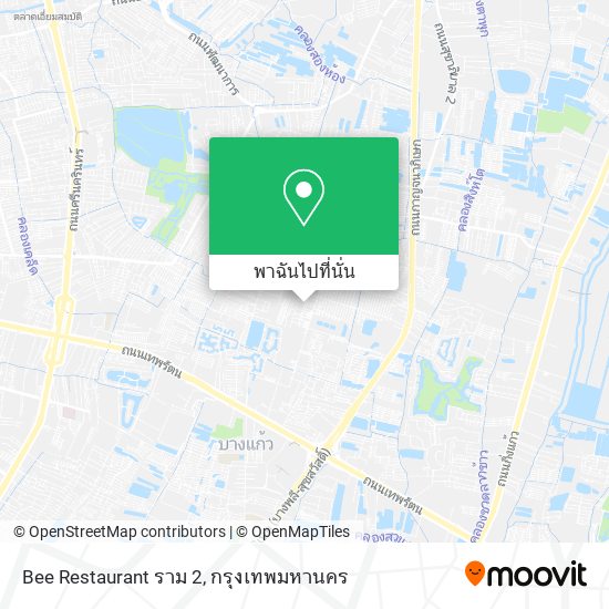 Bee Restaurant ราม 2 แผนที่