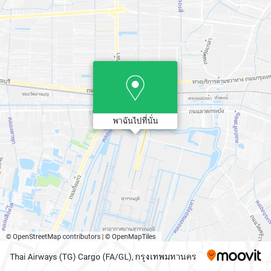 Thai Airways (TG) Cargo (FA / GL) แผนที่