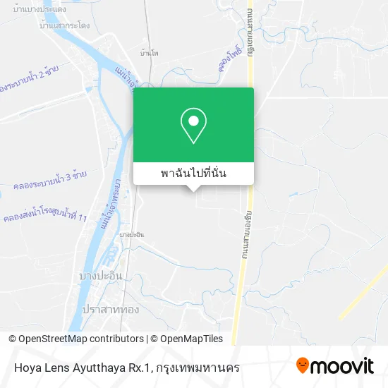 Hoya Lens Ayutthaya Rx.1 แผนที่