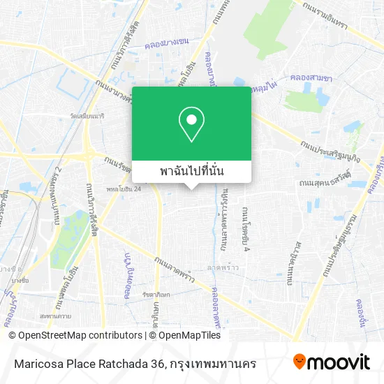 Maricosa Place Ratchada 36 แผนที่