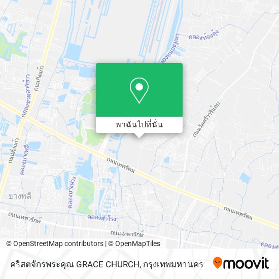 คริสตจักรพระคุณ GRACE CHURCH แผนที่