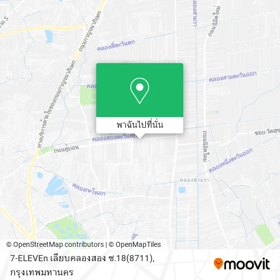 7-ELEVEn เลียบคลองสอง ซ.18(8711) แผนที่