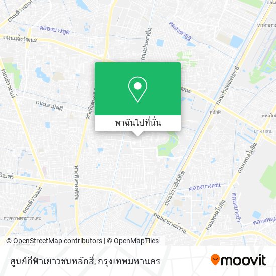 ศูนย์กีฬำเยาวชนหลักสี่ แผนที่