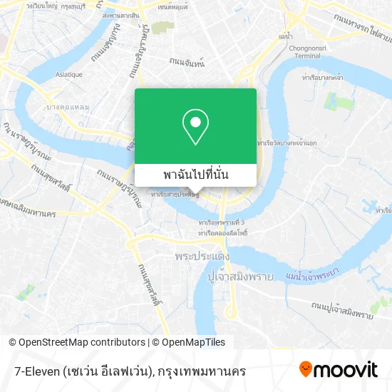 7-Eleven (เซเว่น อีเลฟเว่น) แผนที่